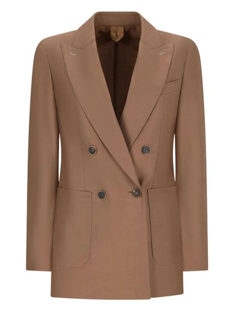 Max Mara double-breasted patch-pocket dress - Brown - zdjęcie produktu nr 1