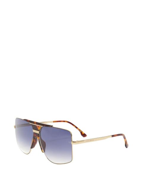 Victoria Beckham oversized geometric-frame sunglasses - Gold - zdjęcie produktu nr 2