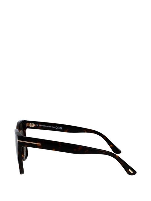 TOM FORD Iris-02 square-frame sunglasses - Brown