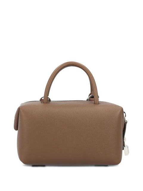 Max Mara Holdalls padlock-detail leather tote bag - Brown