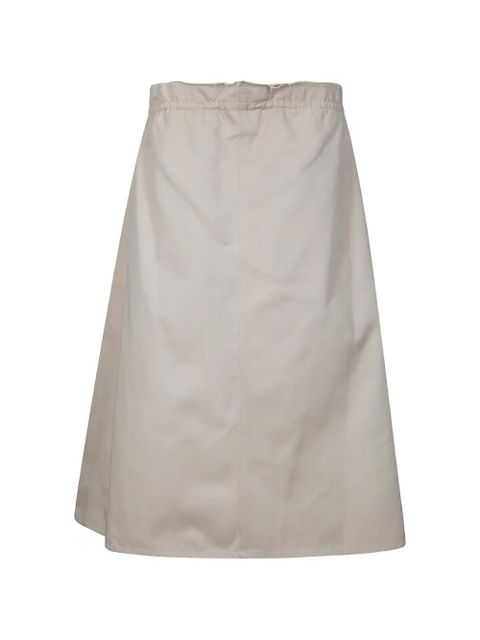 MM6 Maison Margiela long gathered skirt - Neutrals - zdjęcie produktu nr 1