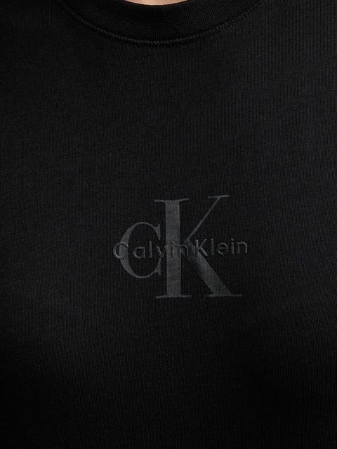 Calvin Klein Jeans top bawełniany kolor czarny LV047C852G