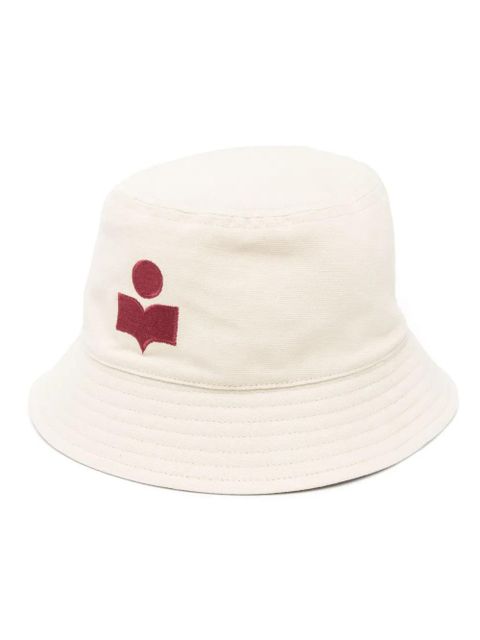 ISABEL MARANT Haley logo-embroidered bucket hat - Neutrals - zdjęcie produktu nr 2