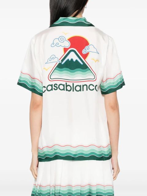 Casablanca Montagne Ondulee shirt - White
