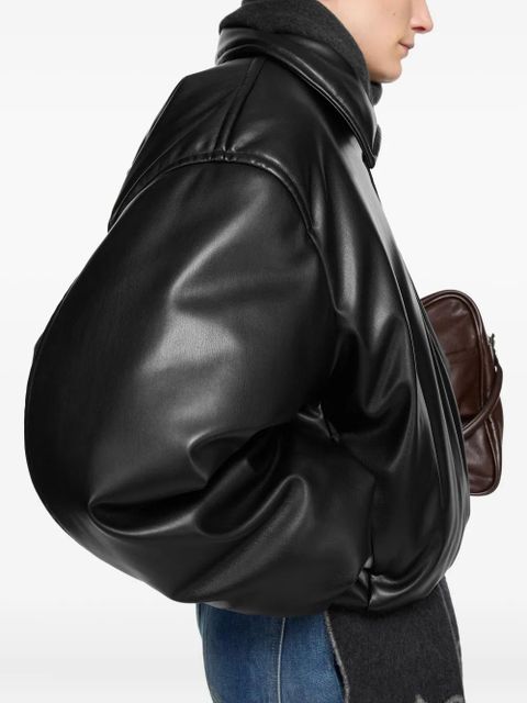 Acne Studios padded leather jacket - Black