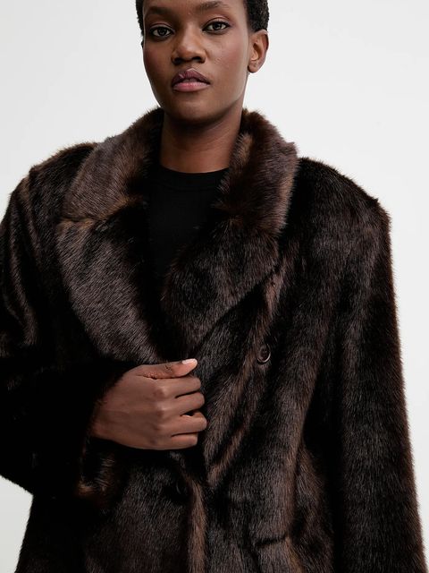 Stand Studio płaszcz Harper kolor brązowy 66550-9395