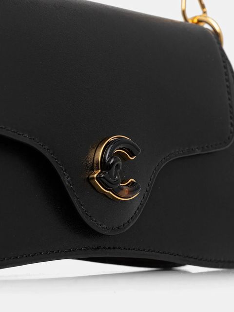 Coccinelle torebka skórzana kolor czarny E5 U4G 27 01 01 - zdjęcie produktu nr 2