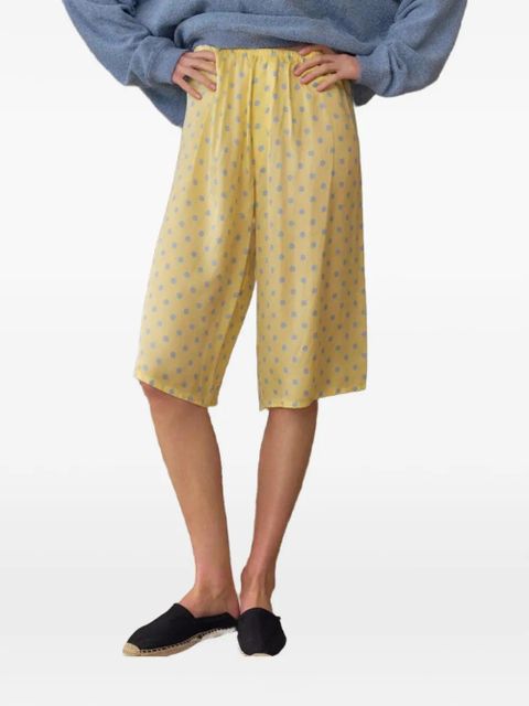 American Vintage Bovalow polka dot shorts - Yellow