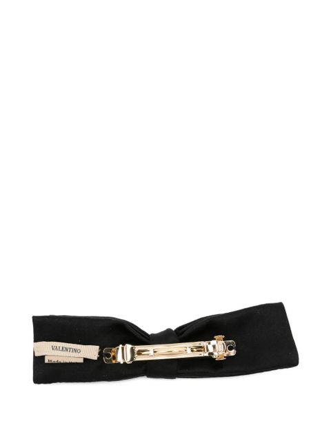Valentino Garavani bow clip hair accessory - Black - zdjęcie produktu nr 2