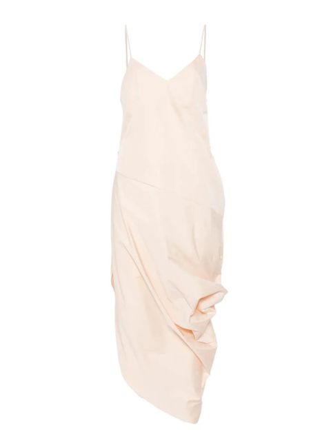 St. Agni drape-detail midi dress - Pink - zdjęcie produktu nr 1