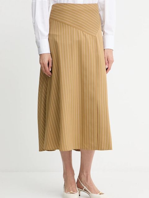 MAX&Co. spódnica kolor zielony midi rozkloszowana 2526106081200 - zdjęcie produktu nr 1