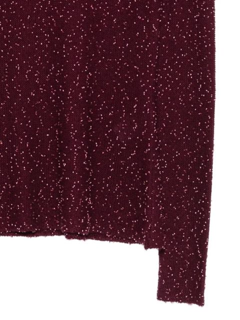 Gabriela Hearst knitted shimmer top - Red