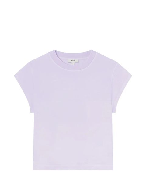 AGOLDE Bryce cap-sleeve T-shirt - Purple - zdjęcie produktu nr 1