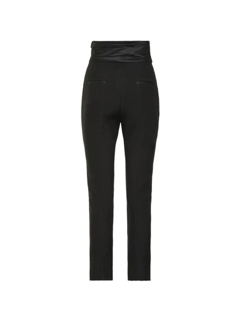 KHAITE Lenro high-waisted trousers - Black - zdjęcie produktu nr 2