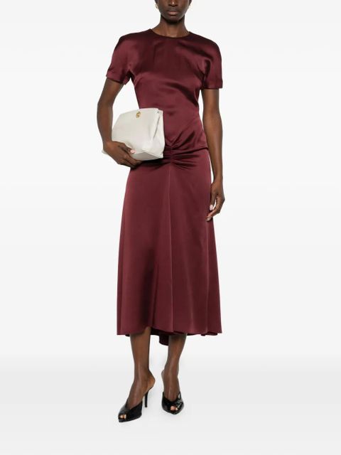 Victoria Beckham gathered midi dress