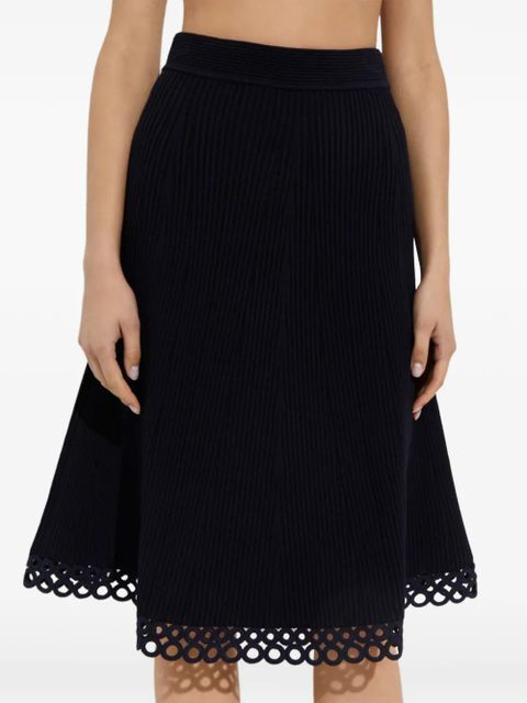 Simkhai Livina A-line midi skirt - Black