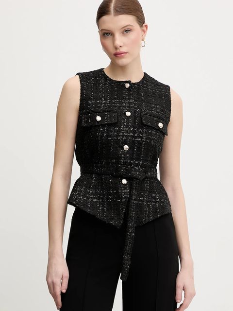 Joop! kamizelka kolor czarny jednorzędowa 30100168 - zdjęcie produktu nr 1