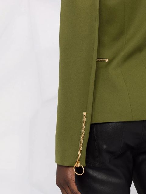 Balmain button-front peak-lapel blazer - Green