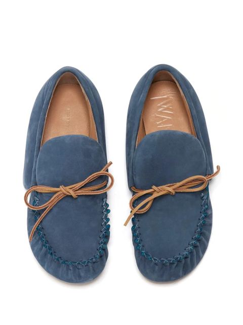 JW Anderson suede moccasin loafers - Blue