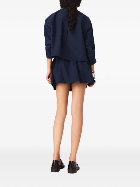 Maje floral-print button shirt - Blue