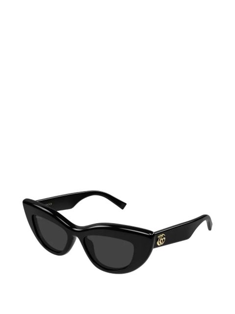 Gucci Eyewear Double G cat-eye sunglasses - Black - zdjęcie produktu nr 2