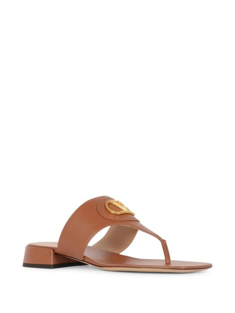 Valentino Garavani leather slides - Brown - zdjęcie produktu nr 2