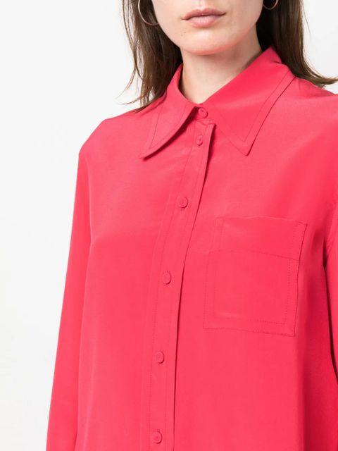 Lanvin button-down silk shirt - Pink