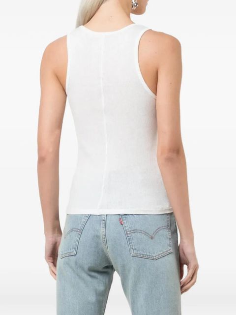 WARDROBE.NYC ribbed tank top - White