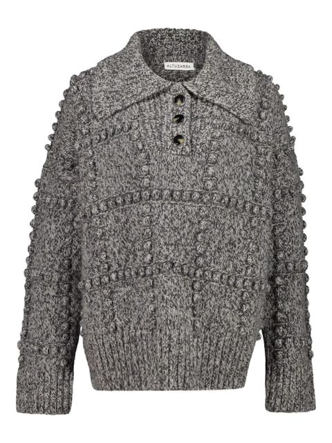 Altuzarra Mitch wool sweater - Grey - zdjęcie produktu nr 1