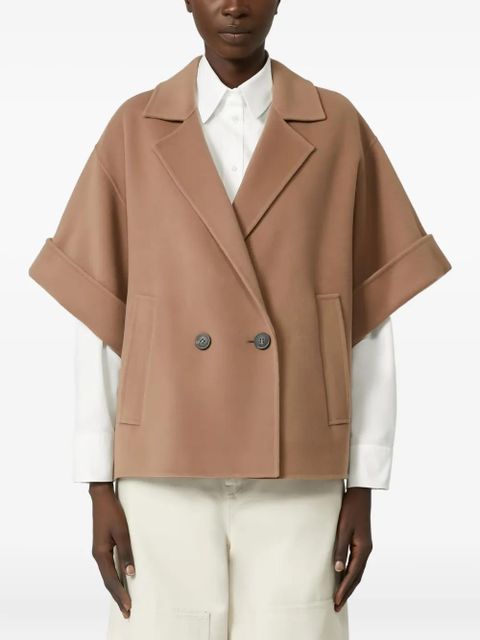 Weekend Max Mara Pera double-breasted short coat - Neutrals - zdjęcie produktu nr 2