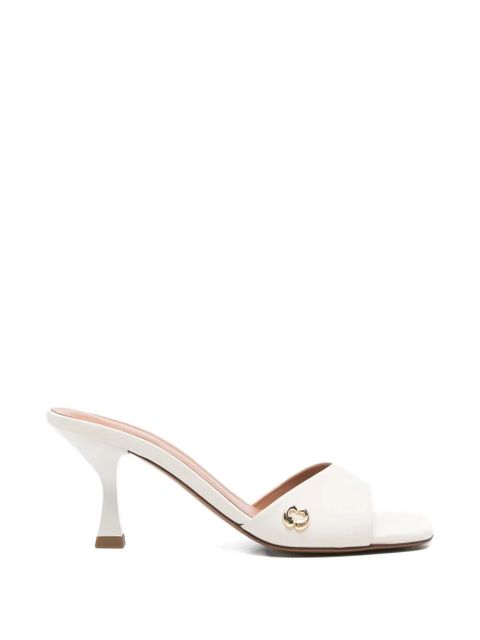 Maje logo embellishment heeled sandals - White - zdjęcie produktu nr 1