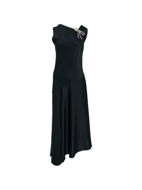 Jil Sander asymmetric-neck dress - Black - zdjęcie produktu nr 1
