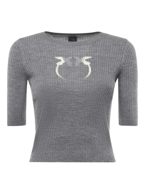 PINKO logo-embellishment T-shirt - Grey - zdjęcie produktu nr 1