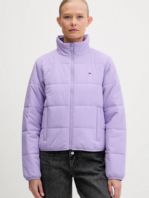 Tommy Jeans kurtka kolor fioletowy zimowa DW0DW20958 - zdjęcie produktu nr 1