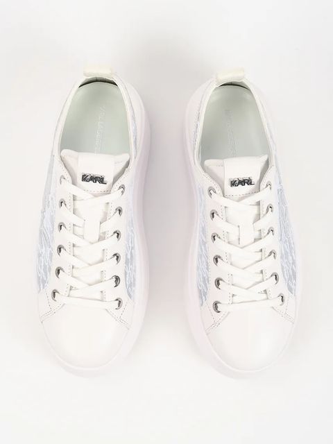 Karl Lagerfeld sneakersy KOBO damskie kolor biały KL65011H