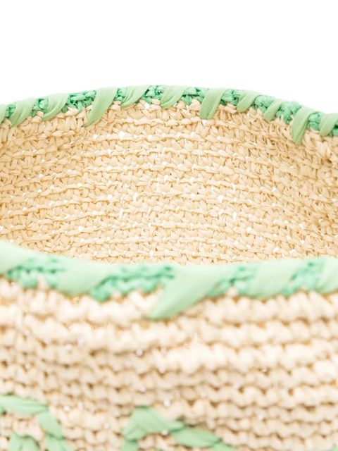 Marni small Nassa woven shoulder bag - Neutrals