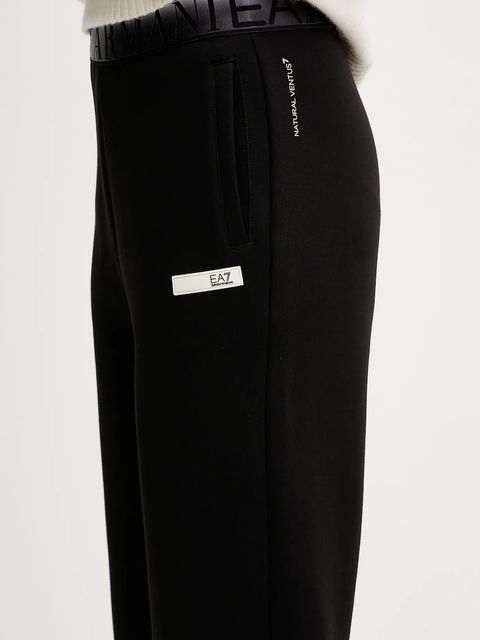 EA7 Emporio Armani spodnie dresowe kolor czarny z aplikacją AF13151.7W000678 - zdjęcie produktu nr 2