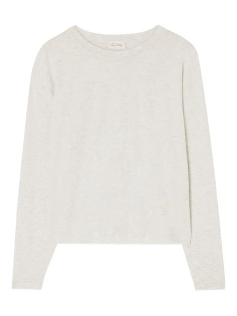 American Vintage long-sleeved boat-neck ypawood T-shirt - Grey - zdjęcie produktu nr 1