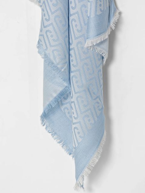 Liu Jo szal damska kolor niebieski wzorzysta 2A6001 T0300