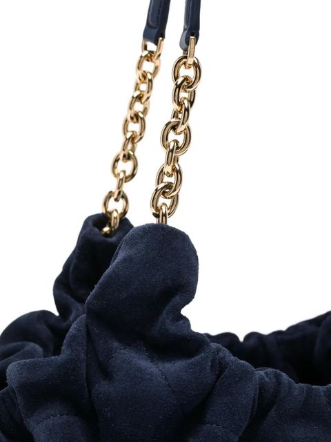 DeMellier medium Miami suede shoulder bag - Blue