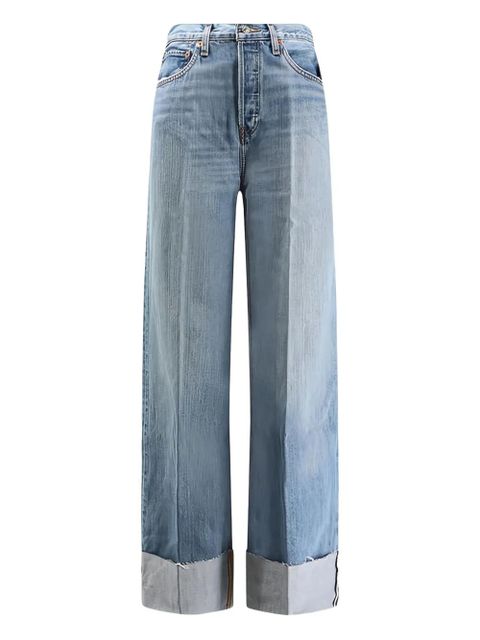 RE/DONE cuffed jeans - Blue - zdjęcie produktu nr 1