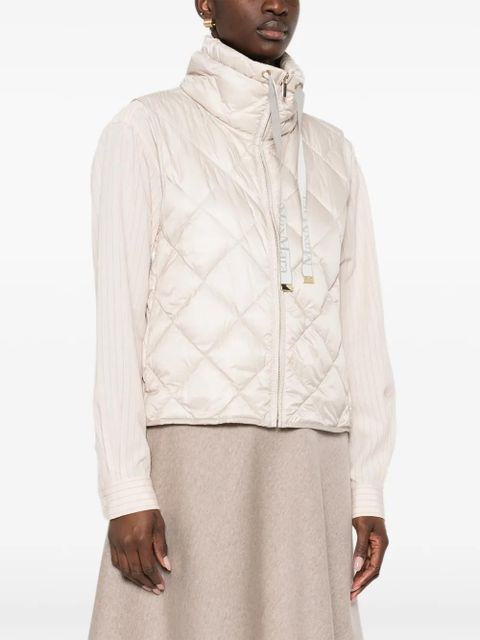 Max Mara Tregic quilted gilet - Neutrals