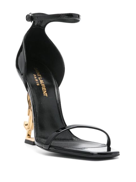Saint Laurent Opyum 110mm patent-leather sandals - Black - zdjęcie produktu nr 2