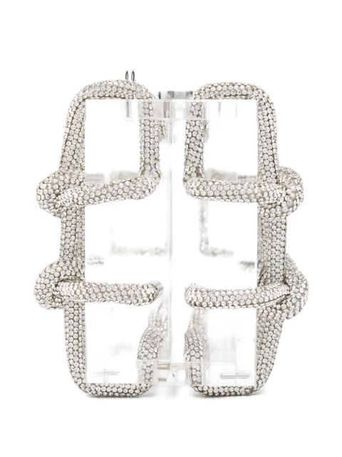 Cult Gaia Bess Caged shoulder bag - White