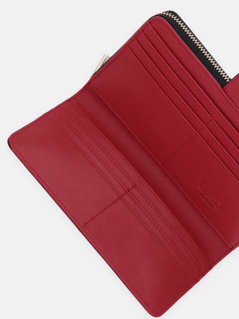 Liu Jo portfel damski kolor czarny AA6201 E1109