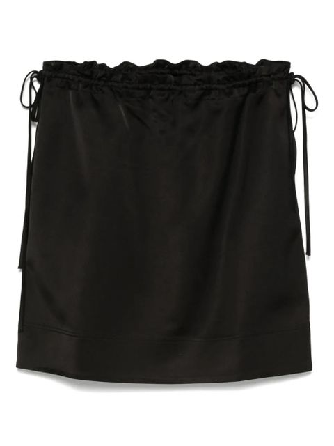 TOTEME drawstring mini skirt - Black - zdjęcie produktu nr 1
