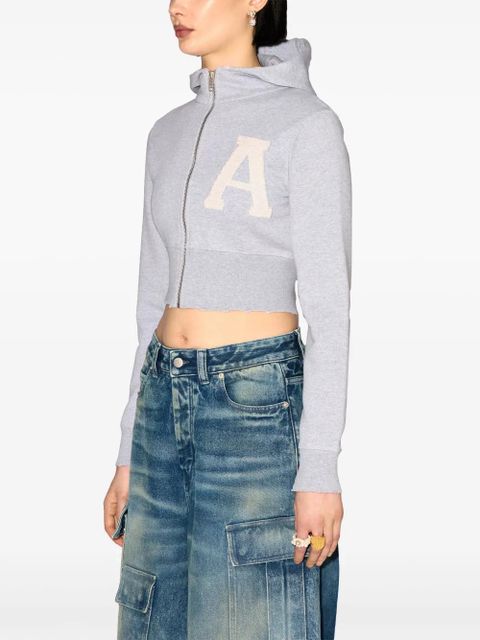 AMBUSH cropped hoodie - Grey
