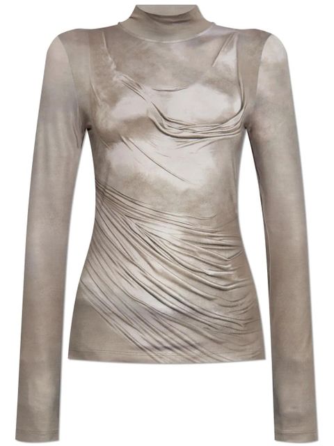 Balmain printed top - Grey - zdjęcie produktu nr 1