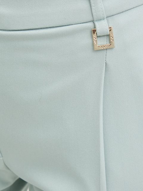 Joop! spodnie damskie kolor turkusowy szerokie medium waist 30100443