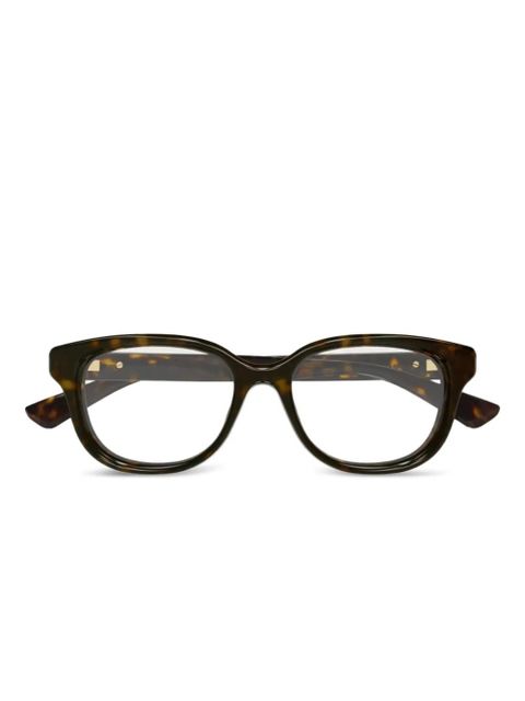 Gucci Eyewear round-frame glasses - Brown - zdjęcie produktu nr 1